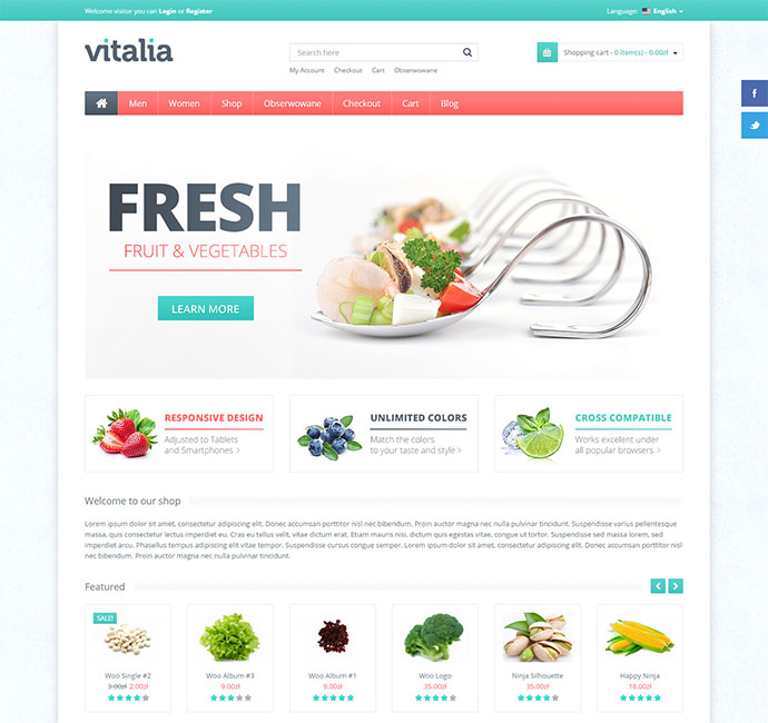 Vitalia-多目的WooCommerceテーマ