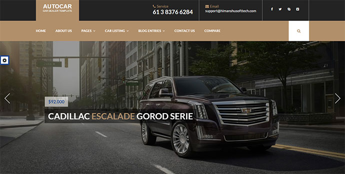 Tema WordPress Dealer Mobil - Mobil Otomatis