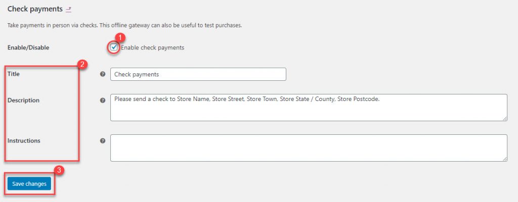 woocommerce 支付选项