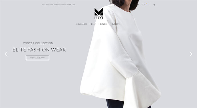 Luxi - 고급스럽고 우아한 WooCommerce WordPress 테마
