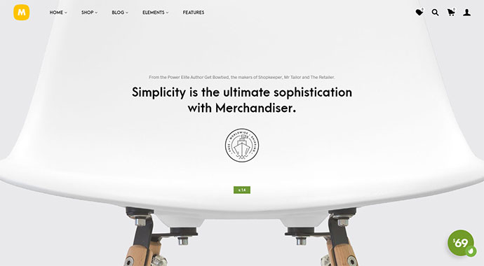 Merchandiser - WooCommerce용 전자 상거래 WordPress 테마