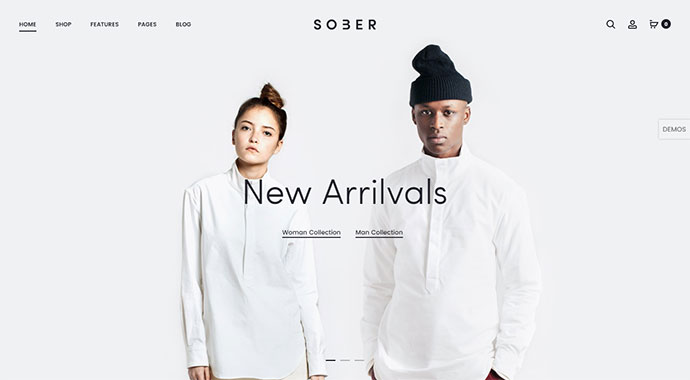 Sober - WooCommerce WordPress 테마