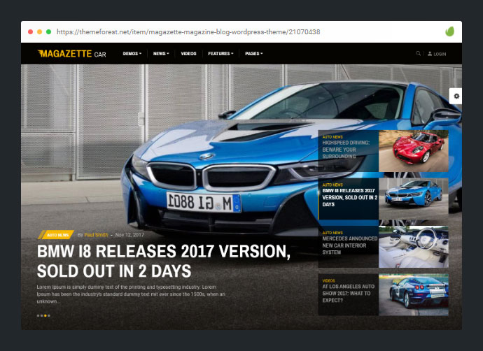 Magazine | Thème WordPress pour les actualités et les magazines