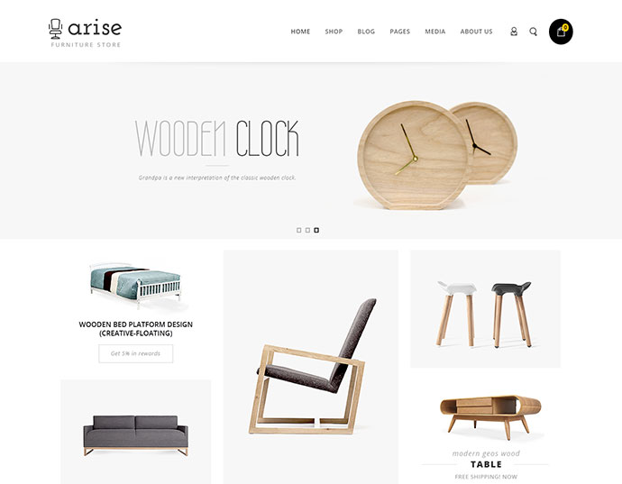 Arise - WooCommerce Duyarlı Tema