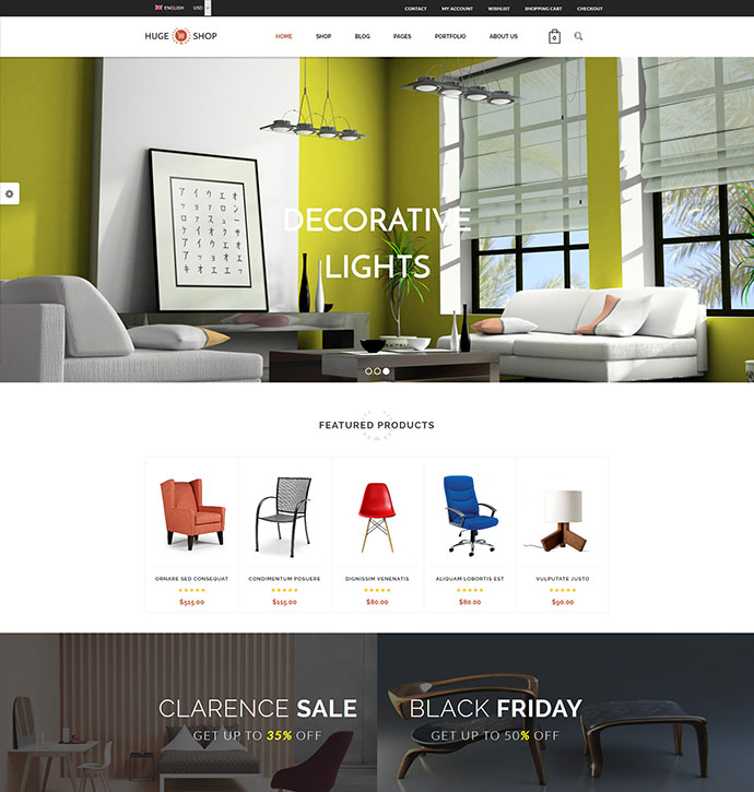 HugeShop - Harika Çok Konseptli WordPress Teması