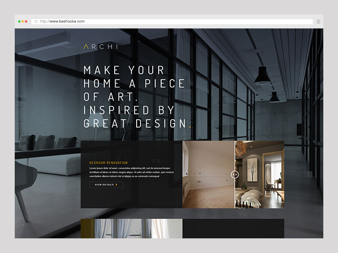 Archi - İç Tasarım WordPress Teması