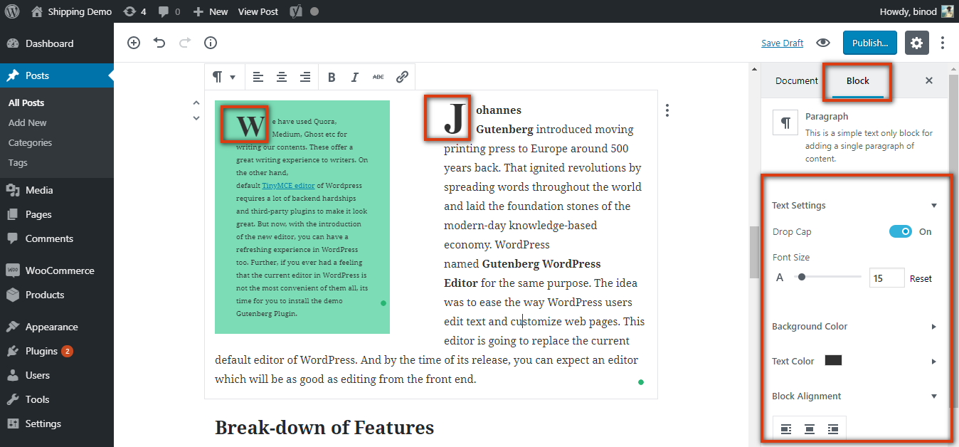 古腾堡 WordPress 编辑器