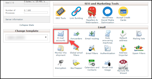 Configurar SMTP en WordPress | Cuentas de correo electrónico en cPanel Configure SMTP in WordPress | Email Accounts in cPanel