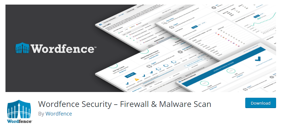 immagine di intestazione per il plugin di sicurezza di Wordfence WordPress