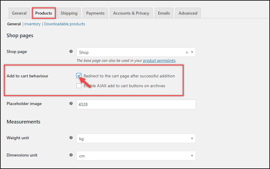 Ignorer la page du panier WooCommerce | Ajouter au panier Paramètre de comportement Skip WooCommerce Cart Page | Add to Cart Behavior setting