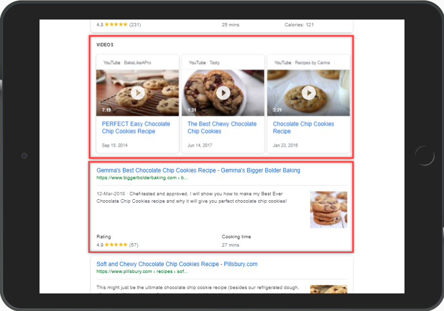 Ottimizza WordPress - Google Search Console | Esempio di risultati multimediali 2 Optimize WordPress - Google Search Console | Sample Rich Results 2