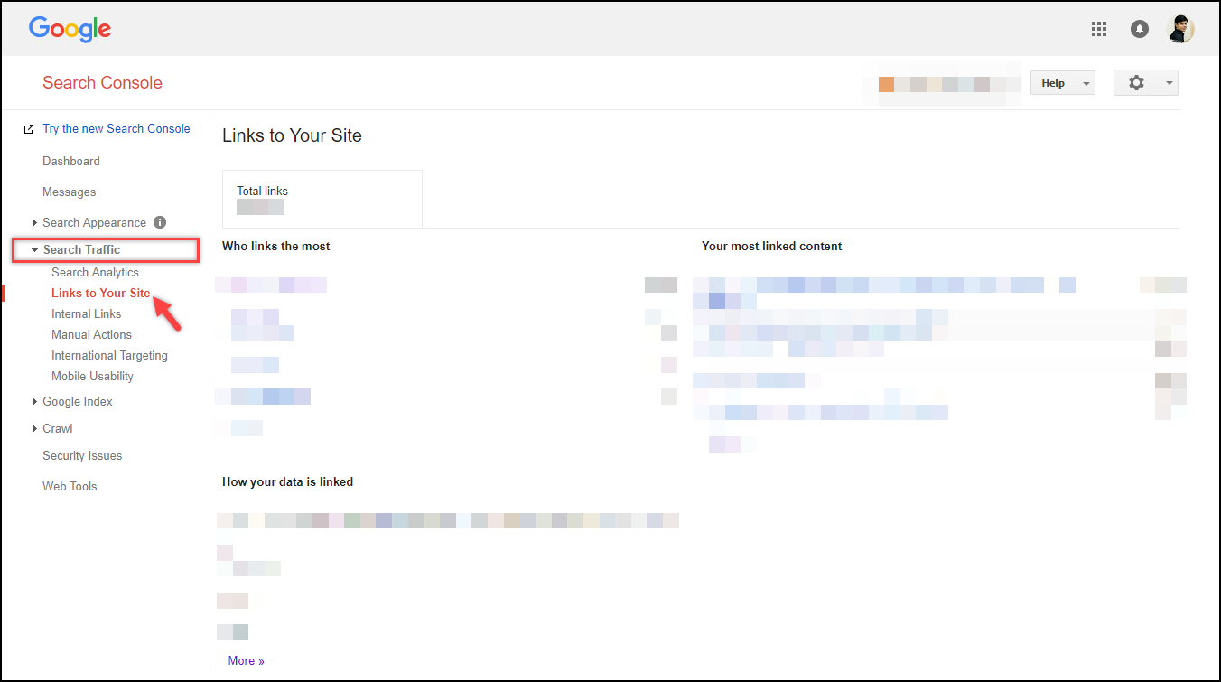 Ottimizza WordPress - Google Search Console | Collegamenti al tuo sito Optimize WordPress - Google Search Console | Links to Your Site