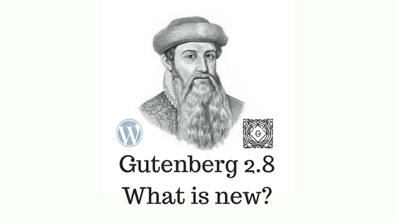 Gutenberg 2.8 Gutenberg 2.8