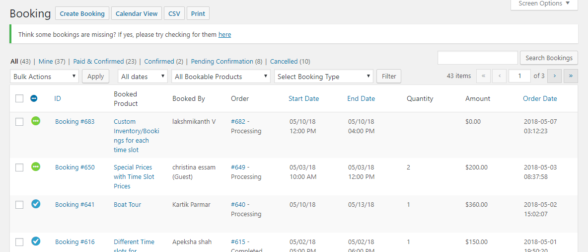 Plugin per prenotazioni e appuntamenti per WooCommerce