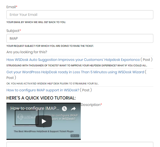 plugin di supporto per wordpress