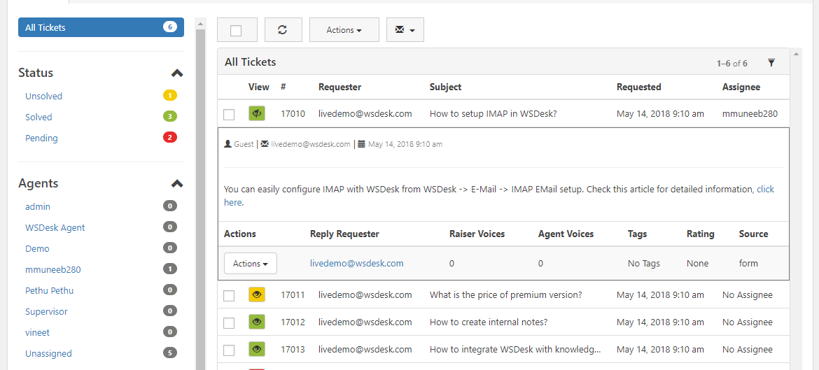 plugin di supporto per wordpress