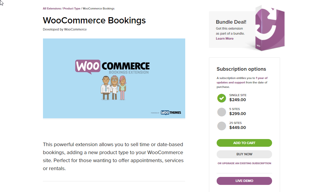 Die Erweiterung WooCommerce Bookings ist eine der besten Optionen, um ein Buchungssystem für Ihr Geschäft einzurichten.
