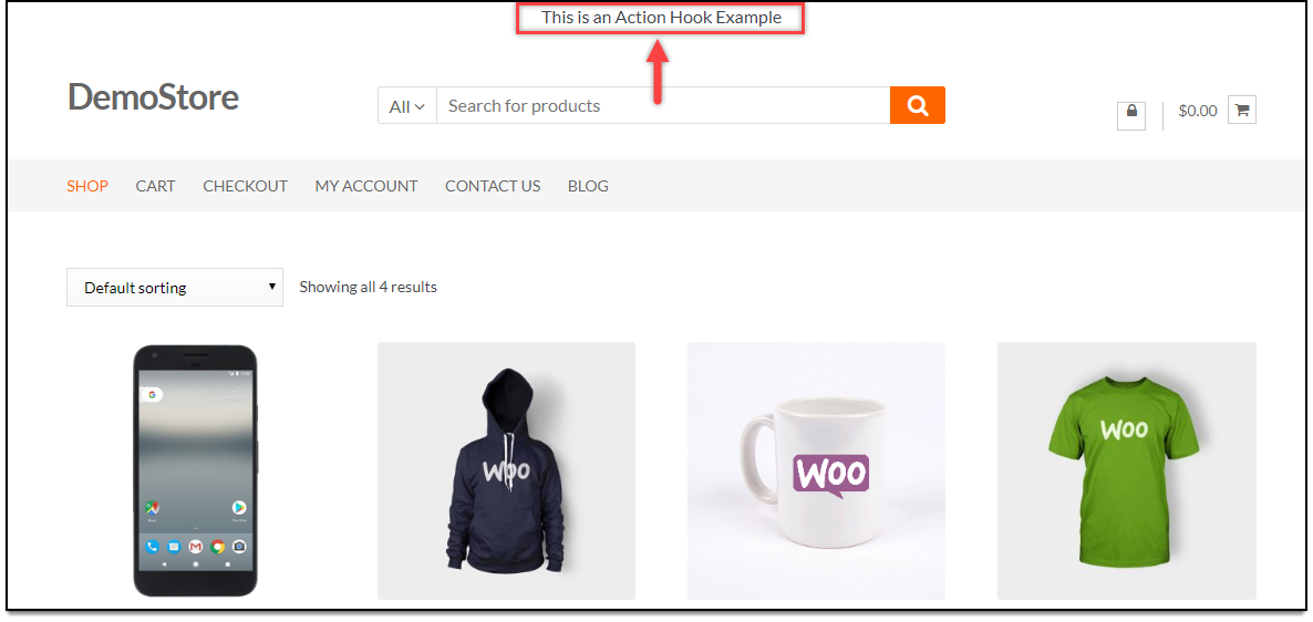 워드프레스 후크 | 액션 후크 예시 WordPress Hooks | Action hook example