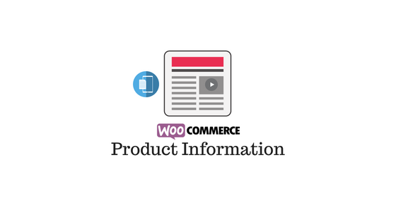 WooCommerce 제품 정보 Header image for Product Information on WooCommerce