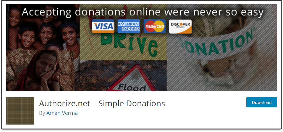 최고의 무료 WooCommerce Authorize.Net 플러그인 | Authorize.net - 단순 기부 Top Free WooCommerce Authorize.Net Plugins | Authorize.net - Simple Donations