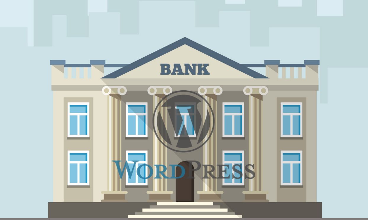 Crear sitio web bancario con WordPress