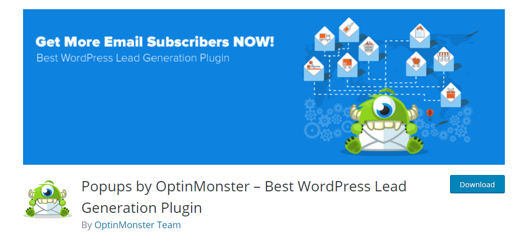WooCommerce 리드 생성에 도움이 되는 optimonk 플러그인의 스크린샷