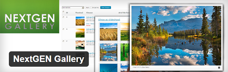Galeri NextGEN Plugin WordPress Paling Populer gratis