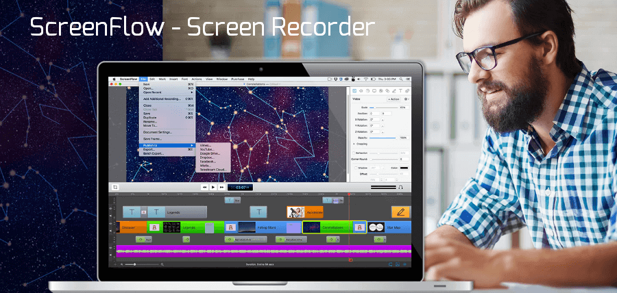 Software di registrazione dello schermo ScreenFlow per Mac