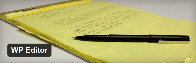 WP-Editor Plugin per l'editor di temi WordPress