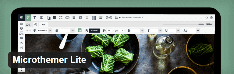Plugin per l'editor di temi WordPress di Microthemer Lite