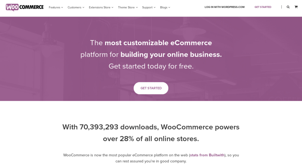 WooCommerce En İyi WordPress e-Ticaret eklentisi