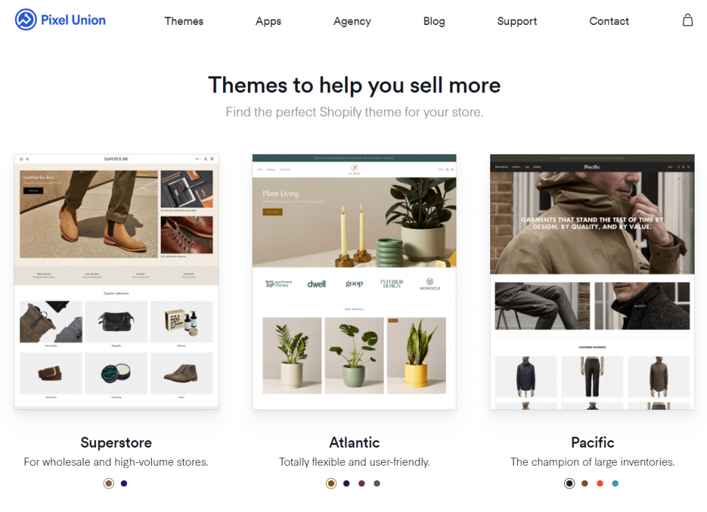 최고의 프리미엄 Shopify 테마