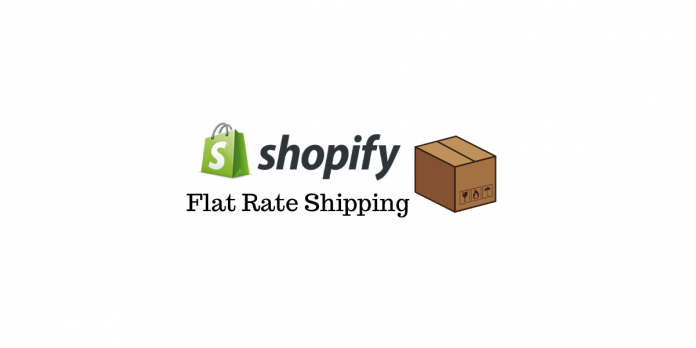Shopify定額配送を構成する Configure Shopify Flat Rate Shipping