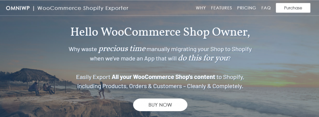 ShopifyへのWooCommerce