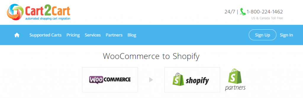 ShopifyへのWooCommerce