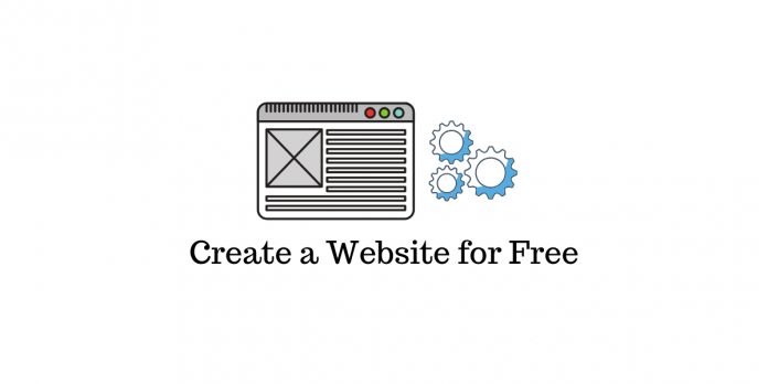 Create a website free of cost