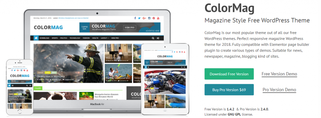 Kostenlose WordPress-Blog-Themen
