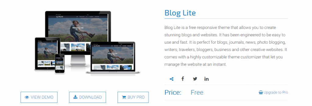 Kostenlose WordPress-Blog-Themes