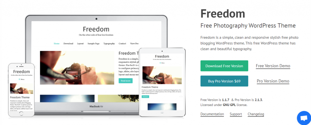 Kostenlose WordPress-Blog-Themes