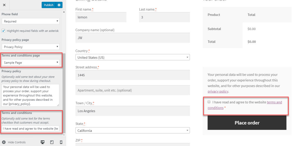 Personalizzatore WooCommerce