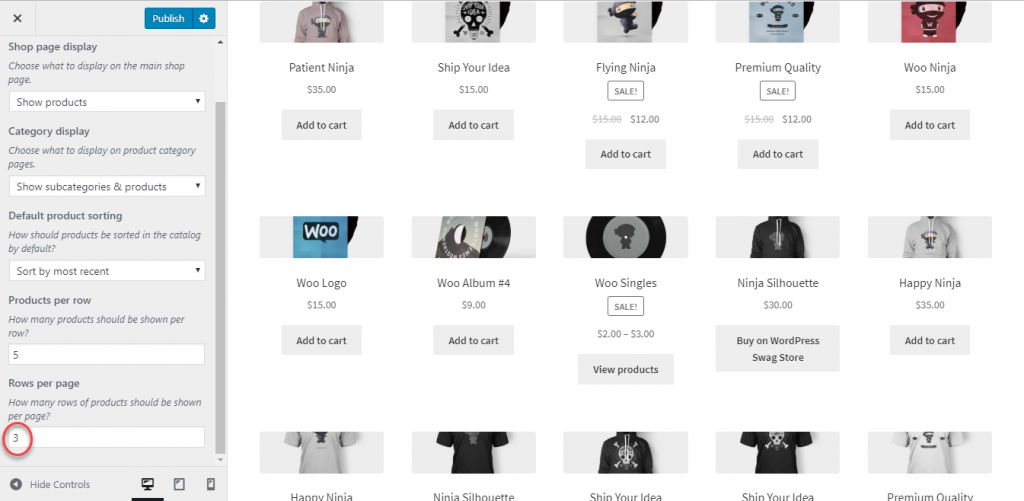 Personalizzatore WooCommerce