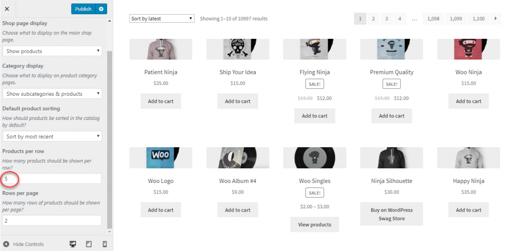 Personalizzatore WooCommerce