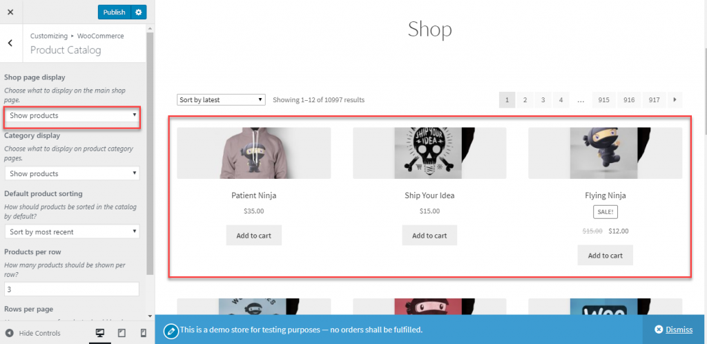 Personalizzatore WooCommerce