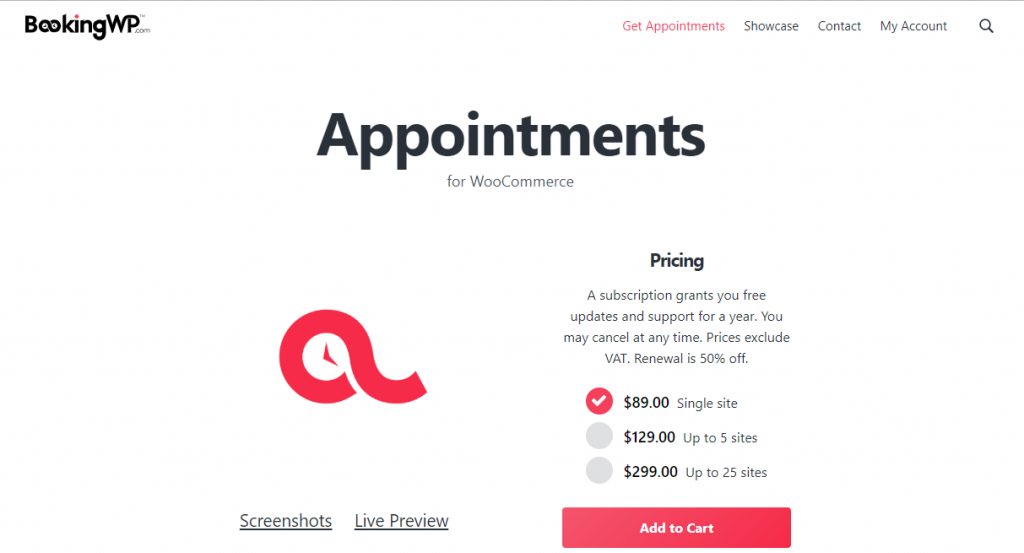 Plugin di prenotazione WooCommerce