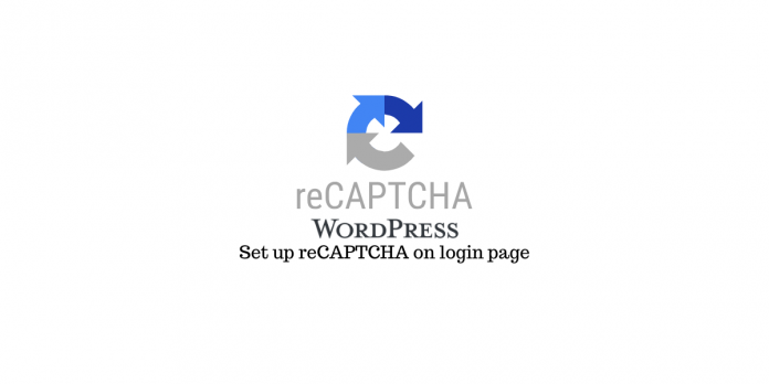 구글 보안문자 설정 Set up Google CAPTCHA