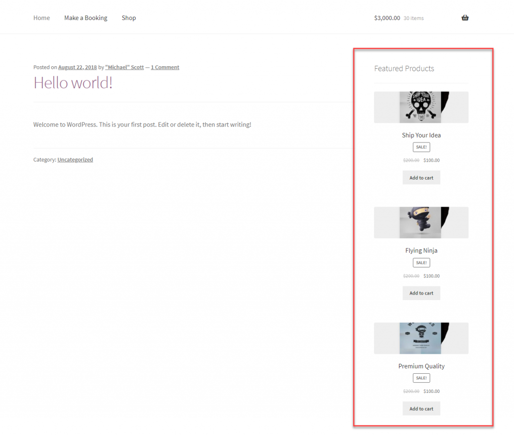 WordPressとWooCommerceのショートコード