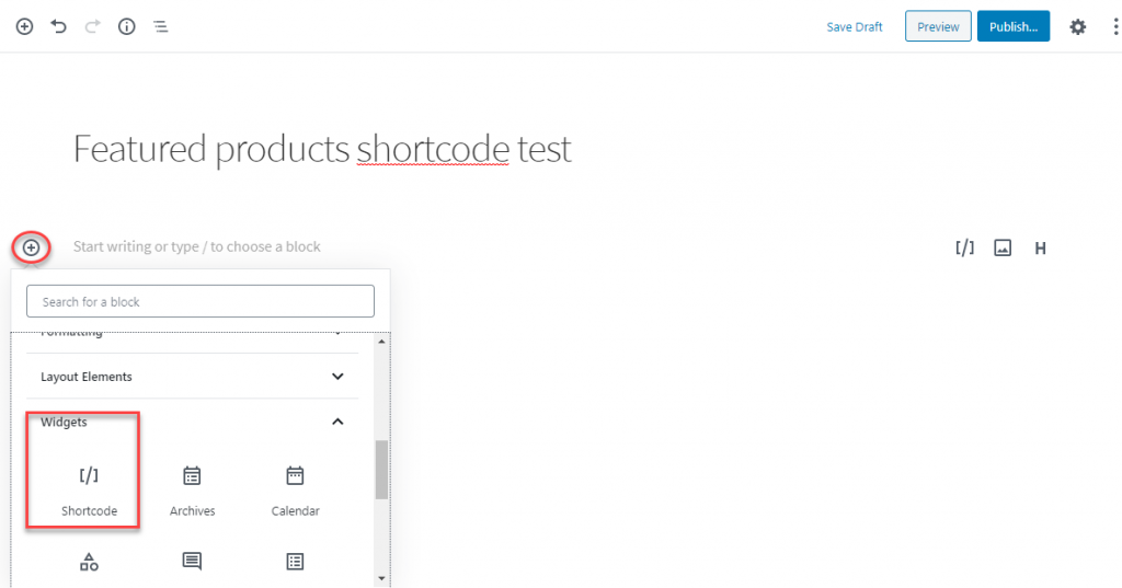 WordPressとWooCommerceのショートコード