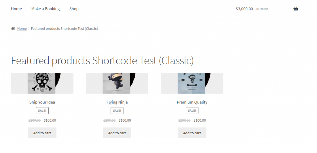 WordPressとWooCommerceのショートコード