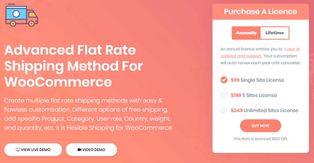 ปลั๊กอินอัตราค่าจัดส่งตาราง WooCommerce