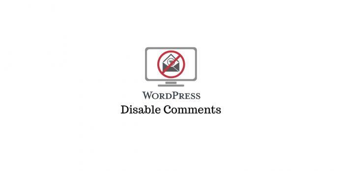 WordPress'te yorumları devre dışı bırak disable comments on WordPress